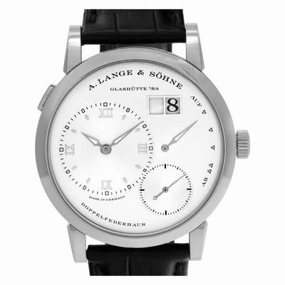 A. Lange & Sohne 191.039 Lange 1 Manual Male 18k White Gold Replica Watches