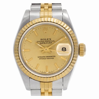 Rolex 69173 Datejust Automatic Female 18k gold & Stainless Steel Replica Watches