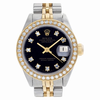 Rolex 6917 Datejust Automatic Female 18k gold & Stainless Steel Replica Watches