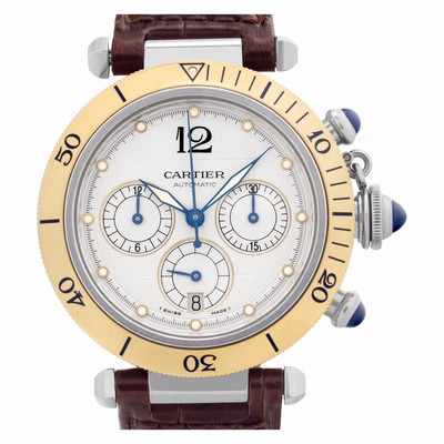 Cartier 2113 Pasha Chronograph Automatic Unisex Stainless Steel Replica Watches