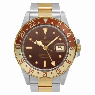 Rolex 16753 GMT-Master Automatic Male 18k gold & Stainless Steel Replica Watches