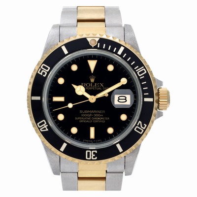 Rolex 16803 Submariner Automatic Male 18k gold & Stainless Steel Replica Watches