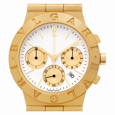 Bvlgari ch 35 g Bvlgari Quartz Male 18k yellow gold Replica Watches