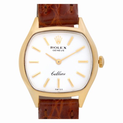 Rolex 3801 Cellini Manual Unisex 18k yellow gold Replica Watches