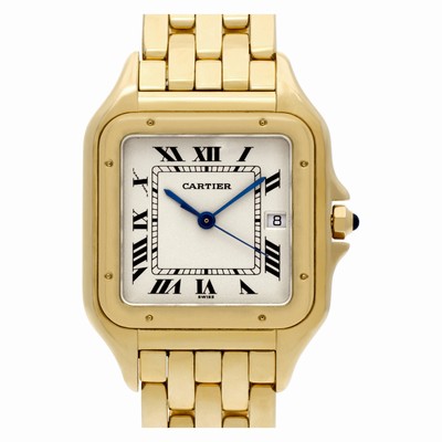 Cartier 001523 Panthere Quartz Unisex 18k yellow gold Replica Watches