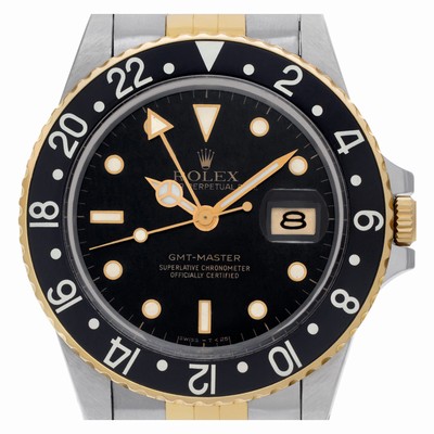 Rolex 16753 GMT-Master Automatic Male 18k gold & Stainless Steel Replica Watches