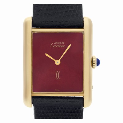 Cartier Cartier 1630 Tank Quartz Unisex Vermeil Replica Watches