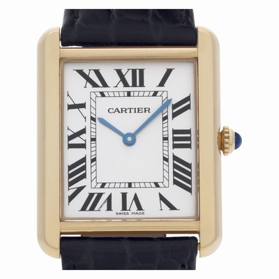 Cartier 874382MX Tank Solo Quartz Female 18k gold & Stainless Steel Replica Watches