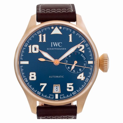 IWC IW500909 Big Pilot Saint Exupery Automatic Male 18k rose gold Replica Watches