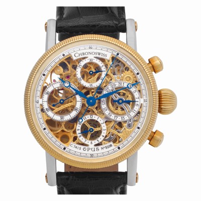 Chronoswiss ch 7522 Opus Automatic Male 18k gold & Stainless Steel Replica Watches