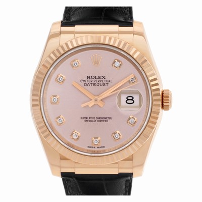 Rolex 116135 Datejust Automatic Male 18k rose gold Replica Watches