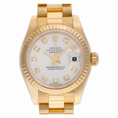 Rolex 179178 Datejust Automatic Female 18k Yellow Gold Replica Watches