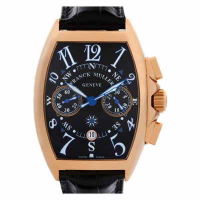 Franck Muller 8080 CC AT Curvex Automatic Male 18k Pink Gold Replica Watches
