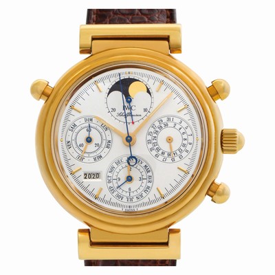 IWC 3751 Da Vinci Automatic Male 18k yellow gold Replica Watches
