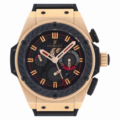 Hublot 703.Om.1138.Nr.Fm010 King Power Automatic Male 18k rose gold Replica Watches