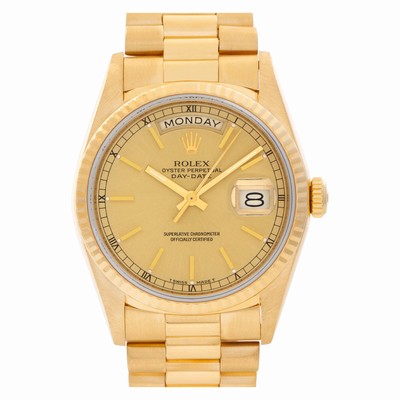 Rolex 18238 Day-Date Automatic Male 18k yellow gold Replica Watches