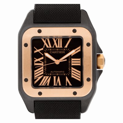 Cartier W52020009 Santos 100 Automatic Unisex ADLC Replica Watches