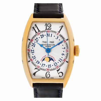Franck Muller 5850 MC L Master Calendar Automatic Male 18k yellow gold Replica Watches