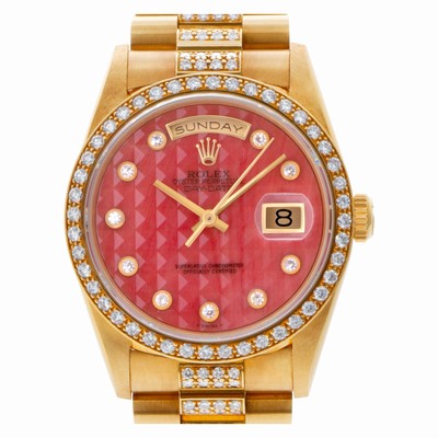 Rolex 18348 Day-Date Automatic Male 18k yellow gold Replica Watches