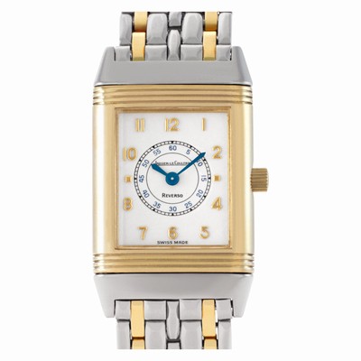 Jaeger LeCoultre 260.5.08 Reverso Quartz Female 18k gold & Stainless Steel Replica Watches