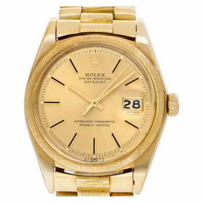 Rolex 1611 Datejust Automatic Male 18k yellow gold Replica Watches