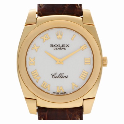 Rolex 5330/8 Cellini Cestello Quartz Male 18k yellow gold Replica Watches