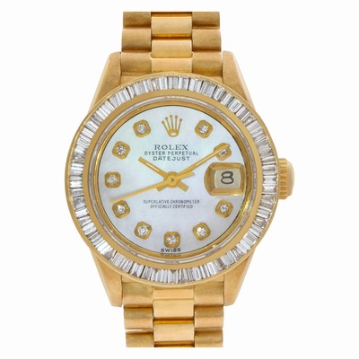 Rolex 69178 Datejust Automatic Female 18k yellow gold Replica Watches
