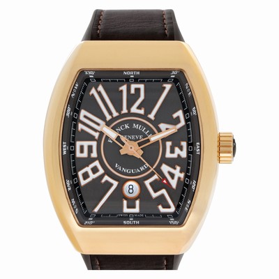 Franck Muller V 45 SC DT Vanguard Automatic Male 18k rose gold Replica Watches