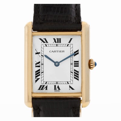 Cartier Cartier 1517 Tank Quartz Female 18k yellow gold Replica Watches