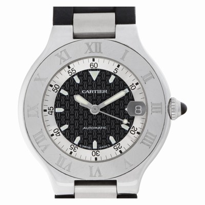 Cartier w10147u2 Autoscaph Automatic Unisex Stainless Steel Replica Watches