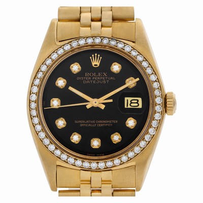 Rolex 1625 Datejust Automatic Unisex 18k yellow gold Replica Watches