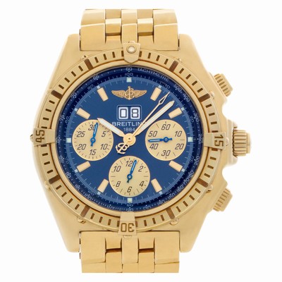 Breitling k44355 Crosswind Automatic Male 18k yellow gold Replica Watches
