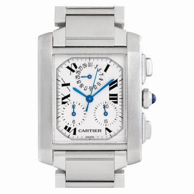 Cartier W51001Q3 Tank Francaise Quartz Unisex Stainless Steel Replica Watches