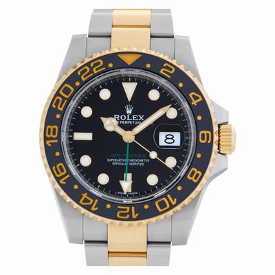 Rolex 116713LN GMT-Master II Automatic Male 18k gold & Stainless Steel Replica Watches