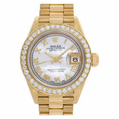 Rolex 69178 Datejust Automatic Female 18k yellow gold Replica Watches