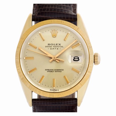 Rolex 15505 Date Automatic Unisex gold shell Replica Watches