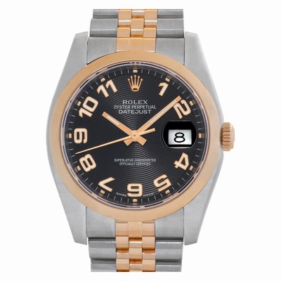 Rolex 116231 Datejust Automatic Male 18k rose gold & stainless steel Replica Watches