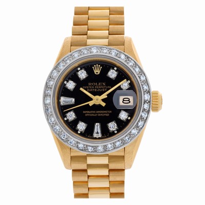 Rolex 69178 Datejust Automatic Female 18k yellow gold Replica Watches