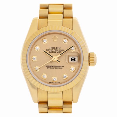 Rolex 179178 Datejust Automatic Female 18k yellow gold Replica Watches