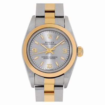 Rolex 76183 Oyster Perpetual Automatic Female 18k gold & Stainless Steel Replica Watches