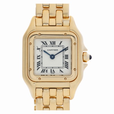 Cartier w25022b9 Panthere Quartz Female 18k yellow gold Replica Watches