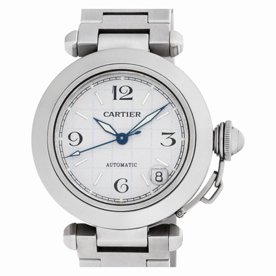 Cartier w31015m7 Pasha C Automatic Female Stainless Steel Replica Watches