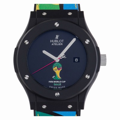 Hublot 500.XI.1100.VR.FIF14 Classic Fusion Quartz Male black composite Replica Watches