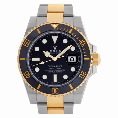Rolex 116613 Submariner Automatic Male 18k gold & Stainless Steel Replica Watches
