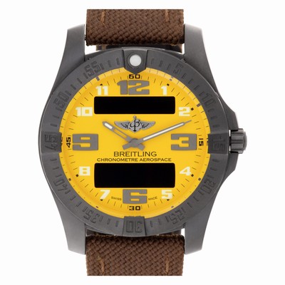 Breitling V79363 Aero Space Quartz Male Black Titanium Replica Watches
