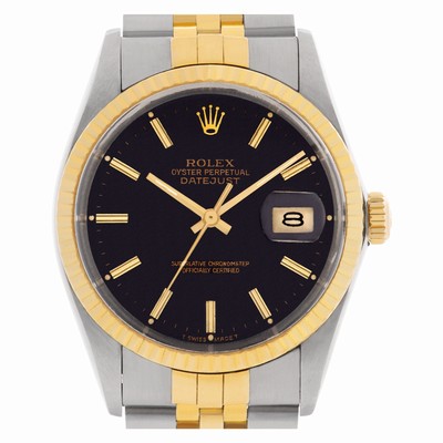Rolex 16013 Datejust Automatic Male 18k gold & Stainless Steel Replica Watches