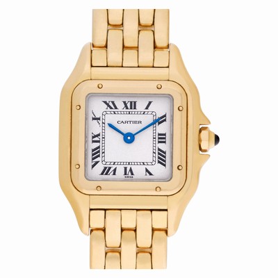 Cartier w25022b9 Panthere Quartz Female 18k yellow gold Replica Watches