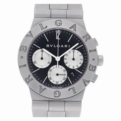 Bvlgari ch 35S Diagono Quartz Unisex Stainless Steel Replica Watches
