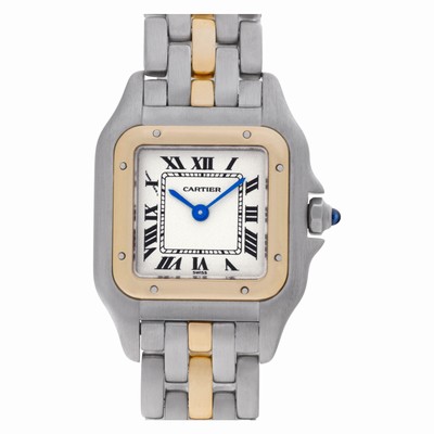 Cartier W524079 Panthere Quartz Female 18k gold & Stainless Steel Replica Watches