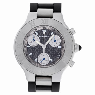 Cartier W522133 Chronoscaph Quartz Female Stainless Steel Replica Watches